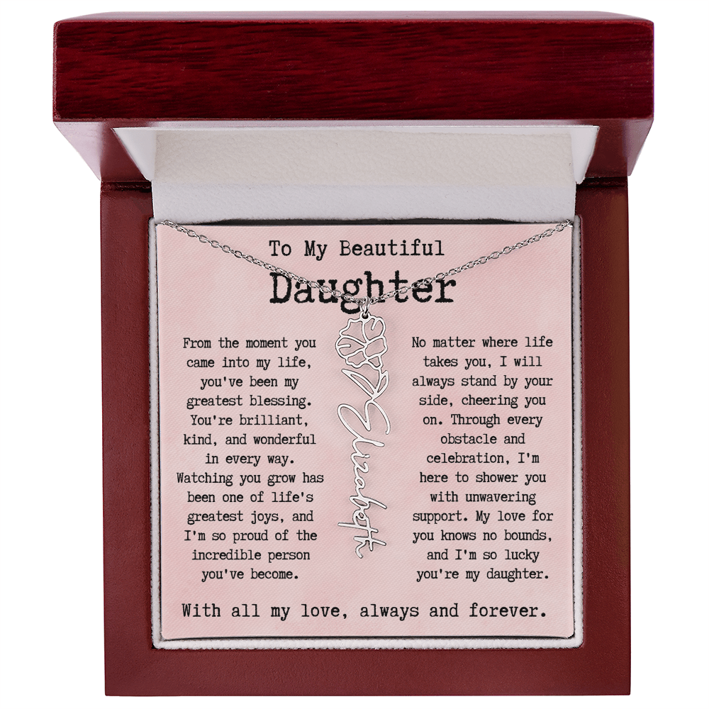 Personalized Gift for Daughter - Birthflower Necklace.pdf