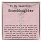 Personalized Birthday Gift for Granddaughter – Customized Birth Flower Name Necklace – Unique Jewelry Gift from Grandma for Any Birthday