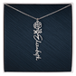 Personalized Birth Flower Name Necklace LUXURY BOX,Famprecious Gifts Birthflower necklace Custom Flower Chain Gift