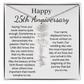 Personalized 25th Anniversary Gift for Wife – Customized Birth Flower Name Necklace – Unique Twenty-Fifth Wedding Anniversary Gift Ideas for Wife from Husband