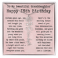 Personalized 16th Birthday Gift for Granddaughter – Customized Birth Flower Name Necklace – Sweet Sixteenth Jewelry Gift from Grandma