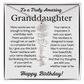 Personalized Birthday Gift for Granddaughter – Customized Birth Flower Name Necklace – Jewelry Gift from Grandma
