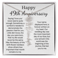 Personalized 49th Anniversary Gift for Wife – Customized Birth Flower Name Necklace – Unique Forty-Ninth Wedding Anniversary Gift Ideas for Wife from Husband