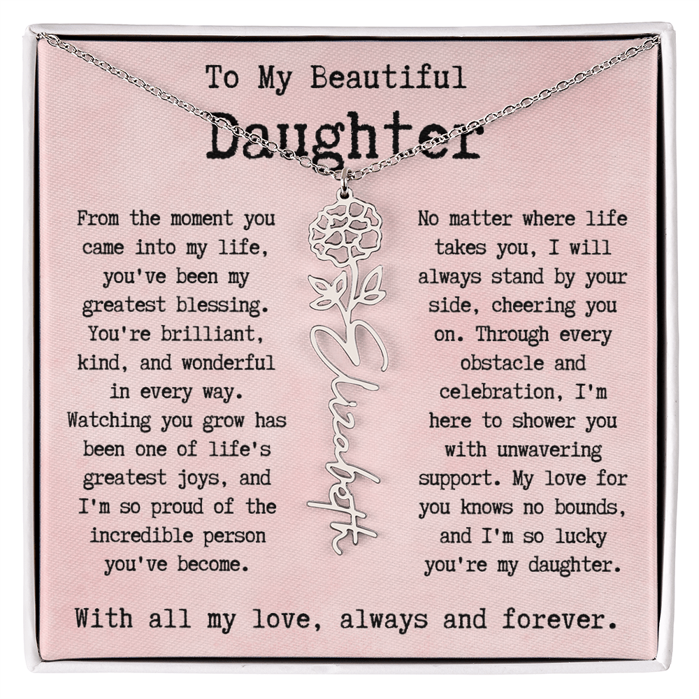 Personalized Gift for Daughter - Birthflower Necklace.pdf