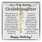 Personalized Birthday Gift for Granddaughter – Customized Birth Flower Name Necklace – Jewelry Gift from Grandma