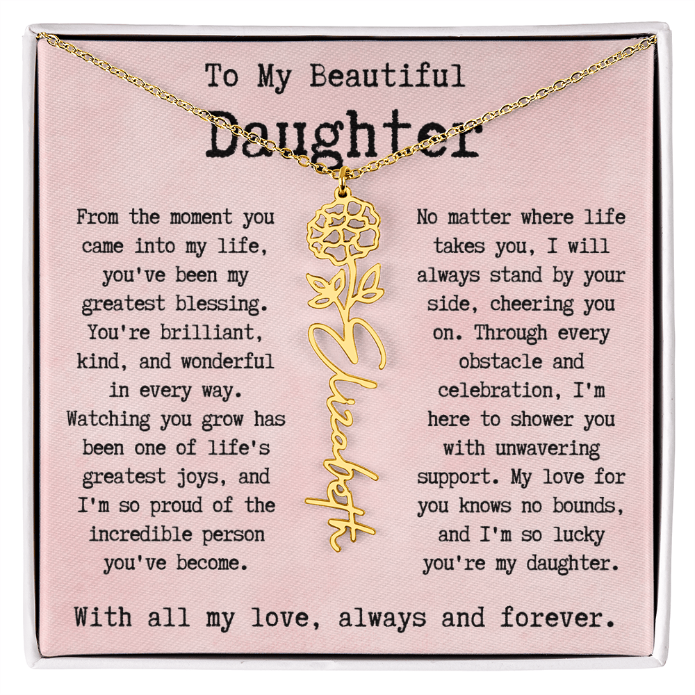 Personalized Gift for Daughter - Birthflower Necklace.pdf