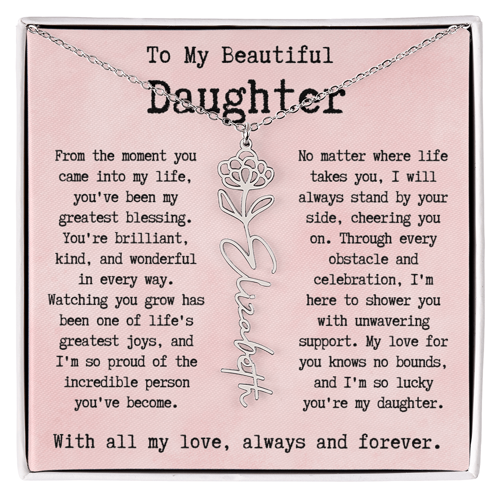 Personalized Gift for Daughter - Birthflower Necklace.pdf