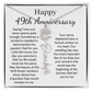 Personalized 49th Anniversary Gift for Wife – Customized Birth Flower Name Necklace – Unique Forty-Ninth Wedding Anniversary Gift Ideas for Wife from Husband