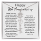 Personalized 8th Wedding Anniversary Gift for Wife – Customized Birth Flower Name Necklace – Unique Eighth Anniversary Gift Ideas for Wife from Husband