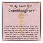 Personalized Birthday Gift for Granddaughter – Customized Birth Flower Name Necklace – Unique Jewelry Gift from Grandma for Any Birthday