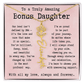 Personalized Gift for Bonus Daughter - I'm so proud   to be part  of your journey.