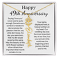 Personalized 49th Anniversary Gift for Wife – Customized Birth Flower Name Necklace – Unique Forty-Ninth Wedding Anniversary Gift Ideas for Wife from Husband