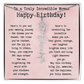 Personalized Birthday Gift for Her – Customized Birth Flower Name Necklace – Unique Jewelry Gift from Friend, Family, or Loved One