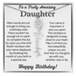 Personalized Birthday Gift for Daughter – Customized Birth Flower Name Necklace – Birthday Jewelry Gift from Mom or Dad
