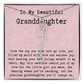 Personalized Birthday Gift for Granddaughter – Customized Birth Flower Name Necklace – Unique Jewelry Gift from Grandma for Any Birthday
