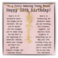 Personalized 18th Birthday Gift for Her – Customized Birth Flower Name Necklace – Unique Eighteenth Birthday Jewelry Gift from Grandma, Mom, Aunt, or Friend