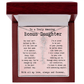 Personalized Gift for Bonus Daughter - I'm so proud   to be part  of your journey.