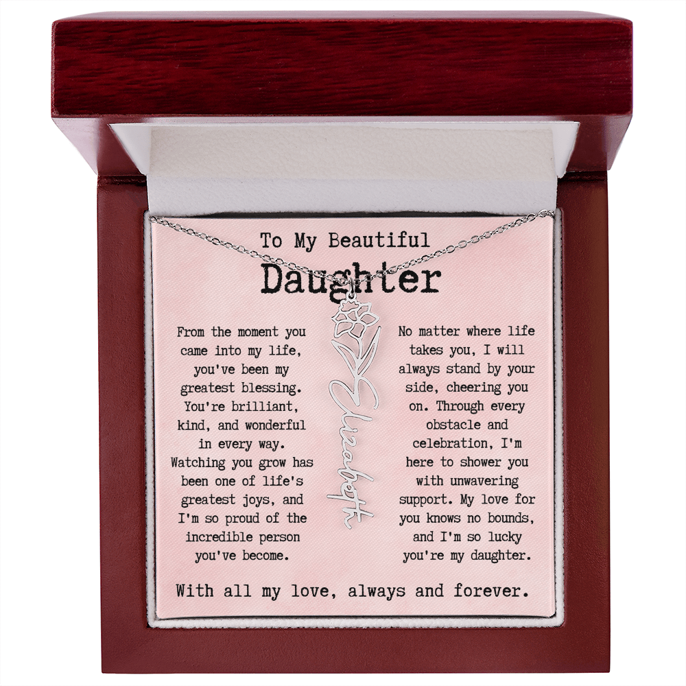 Personalized Gift for Daughter - Birthflower Necklace.pdf
