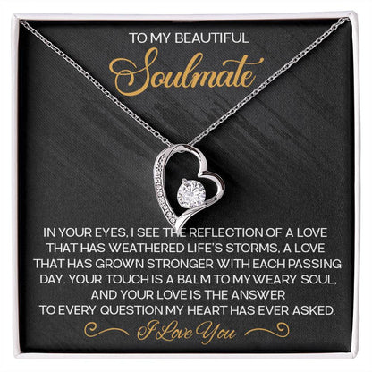 Gift for Soulmate - Forever Love Necklace - A Love That Has Grown Stronger With Each Passing Day