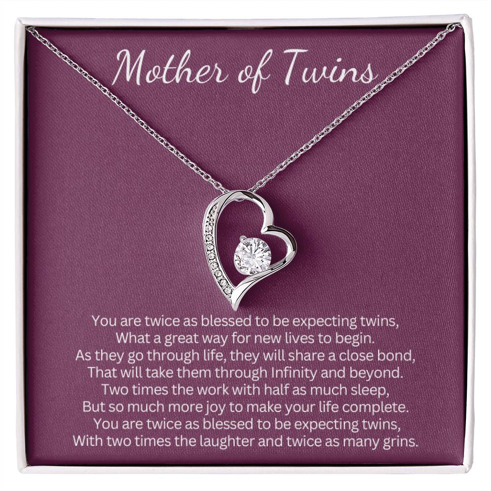 Gift for Mother of Twins - You are twice as blessed to be expecting twins!