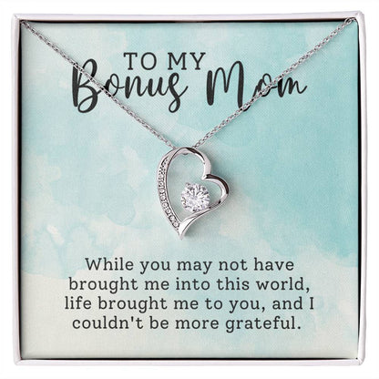Gift for Bonus Mom from Son,Daughter - I couldn't be more grateful!