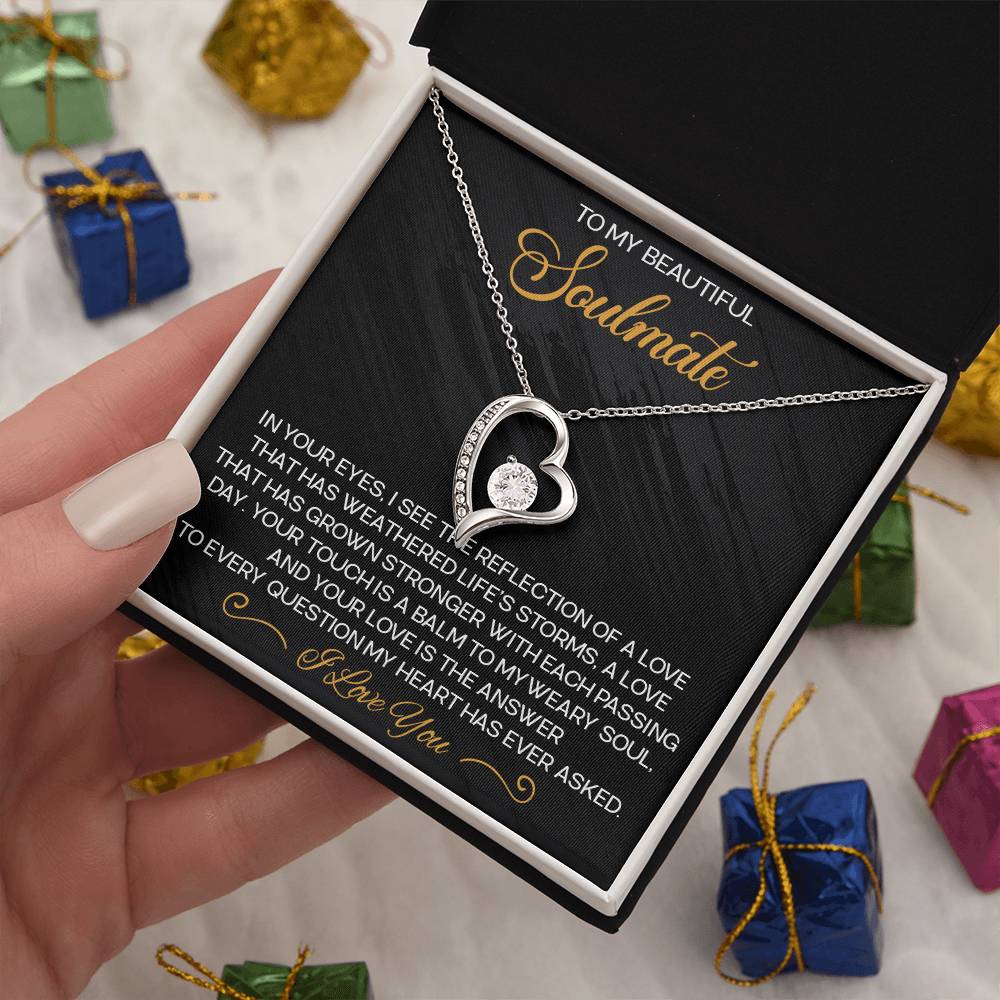 Gift for Soulmate - Forever Love Necklace - A Love That Has Grown Stronger With Each Passing Day