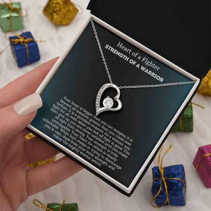 Heart Of A Fighter - Encouragement Gift for Her - Your strength is truly unstoppable