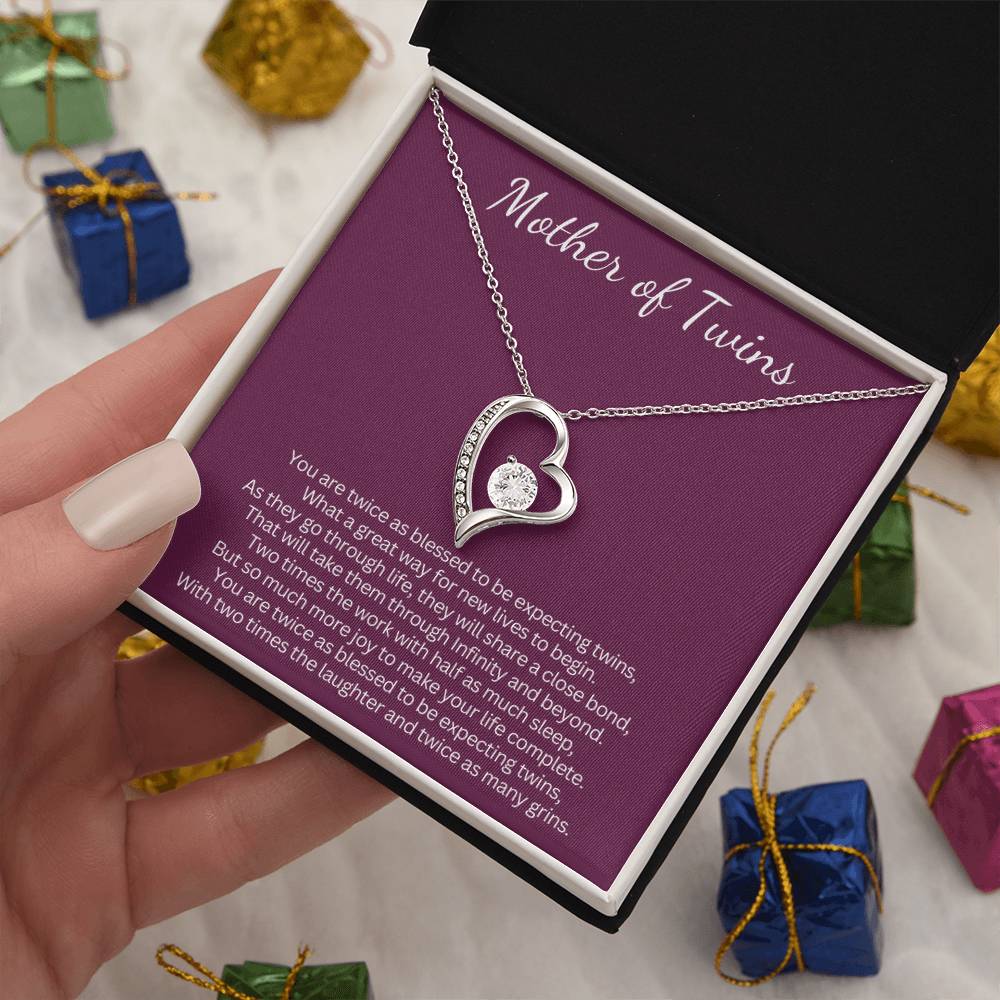 Gift for Mother of Twins - You are twice as blessed to be expecting twins!