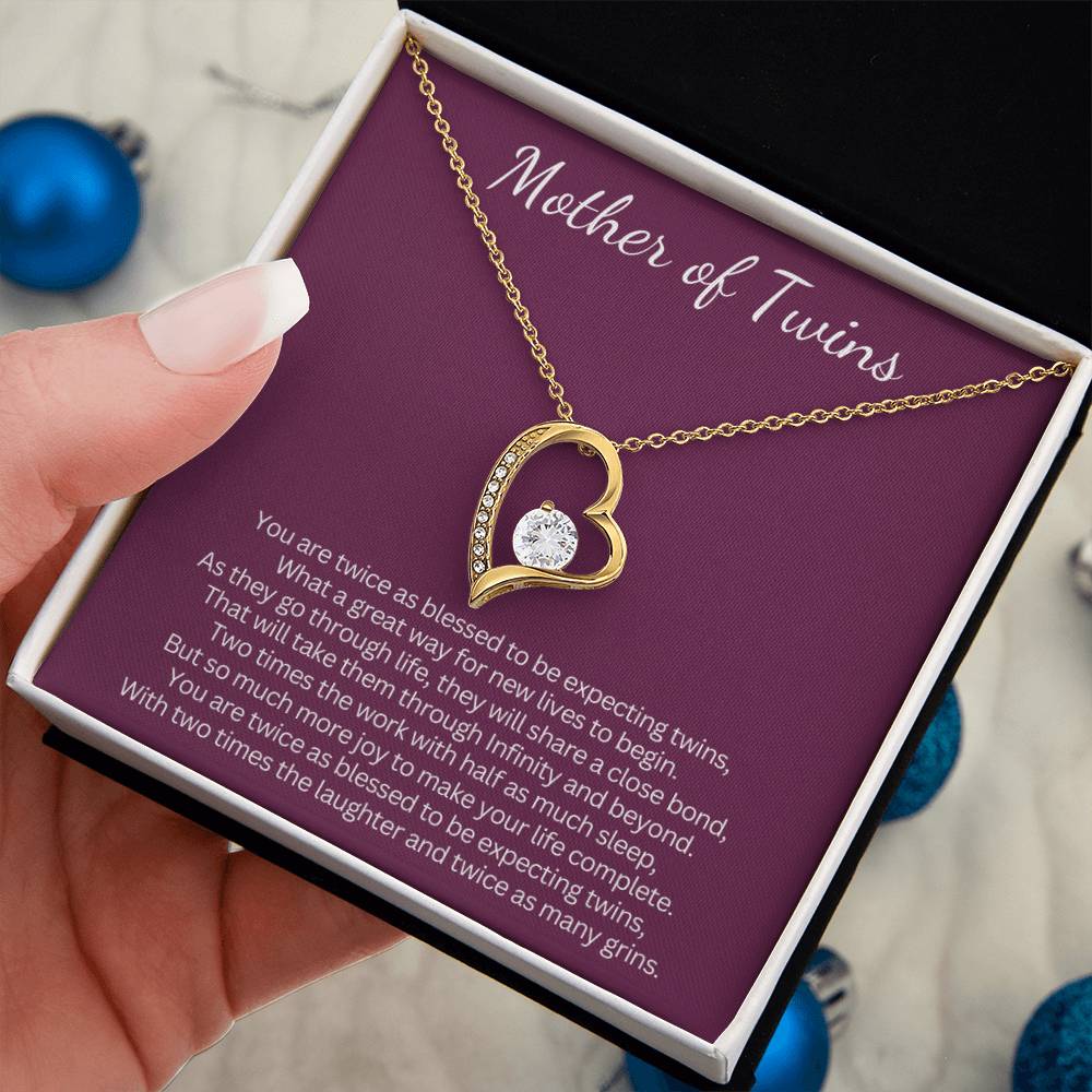 Gift for Mother of Twins - You are twice as blessed to be expecting twins!