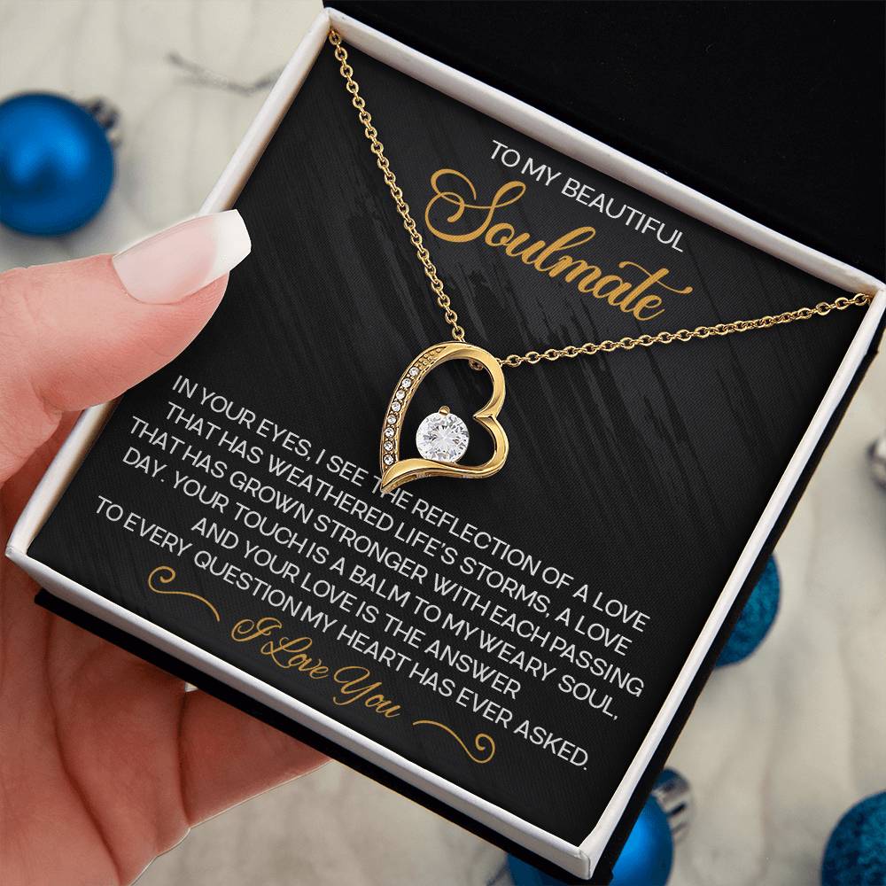 Gift for Soulmate - Forever Love Necklace - A Love That Has Grown Stronger With Each Passing Day