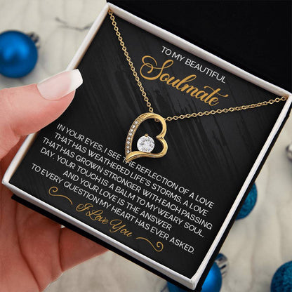 Gift for Soulmate - Forever Love Necklace - A Love That Has Grown Stronger With Each Passing Day