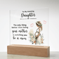 Pregnancy announcement gift from mom to daughter Acrylic Plaque