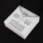 Personalized Cross Necklace for Soulmate with Adjustable  Cuban Link Chain