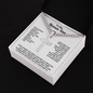 Engraved Cross Necklace for Bonus Son with Cuban Link Chain