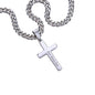 Personalized Cross with Adjustable  Cuban Link Chain.for Soulmate