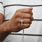 Personalized Cross Necklace for Soulmate  with Adjustable Snake Chain