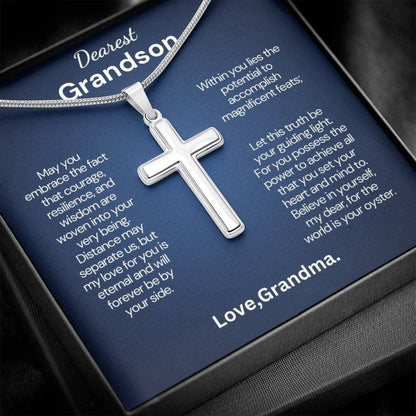 Happy Birthday to my Dearest Grandson From Grandma - Within you lies the potential to accomplish magnificent feats!