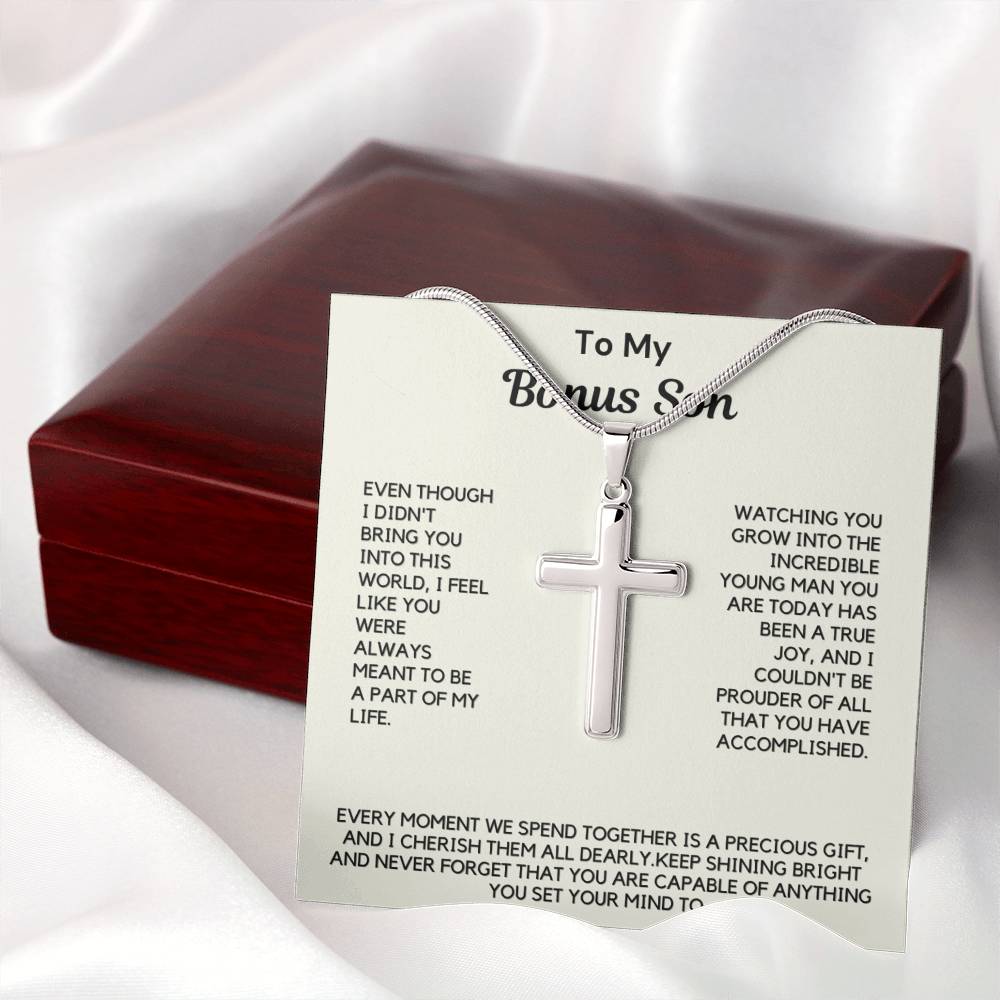 Gift for Bonus Son from Mom - Every moment we spend together is a precious gift!